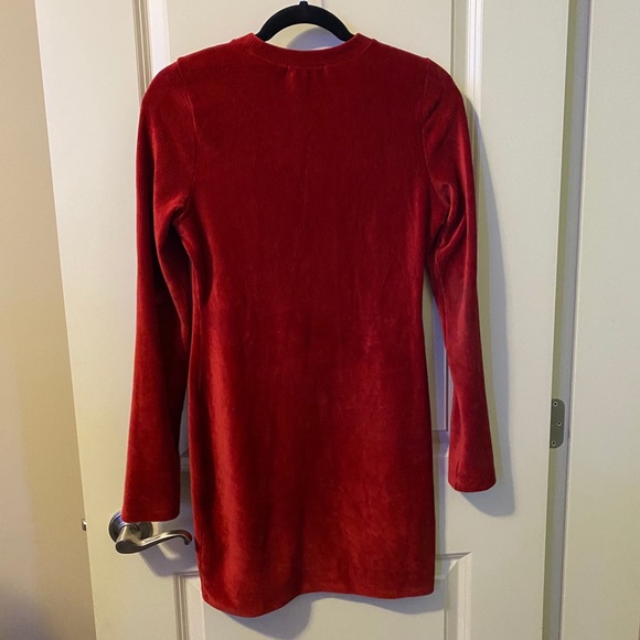 Velvet Bodycon Dress - Picture 3 of 4